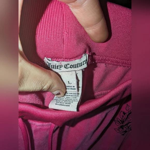 Vintage pink Juicy Couture Velour Pants - Picture 3 of 4